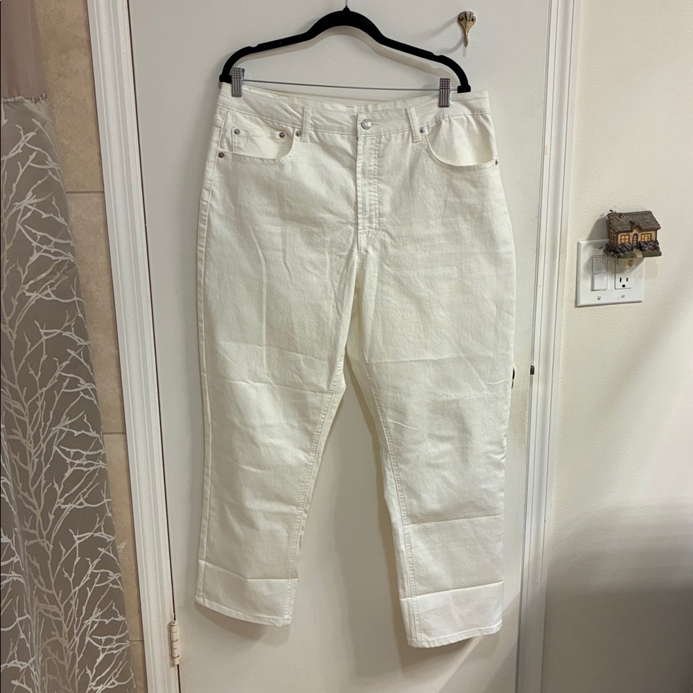 Frye Women's White Jeans in Sz 14/32